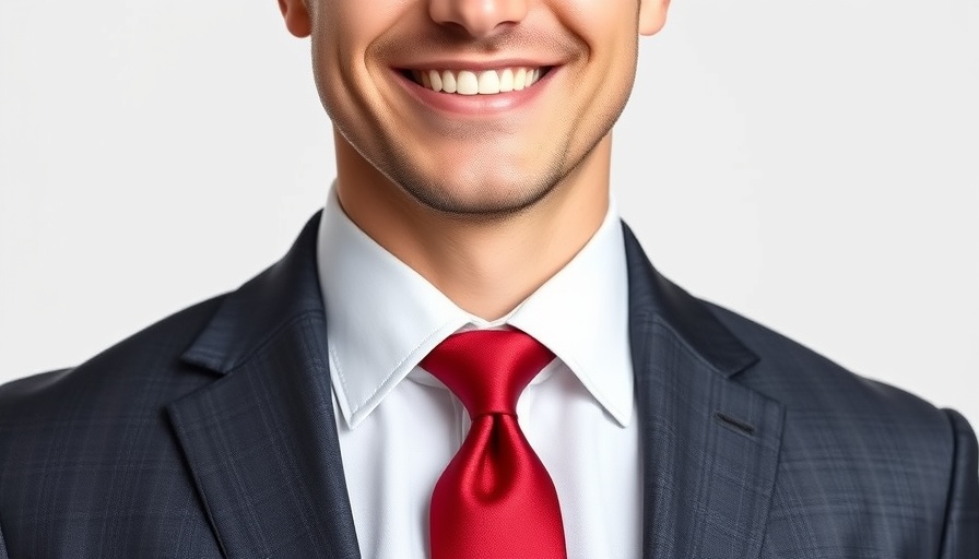 Professional man smiling in suit, representing Forex and CFD Trading Regulation in Nigeria.
