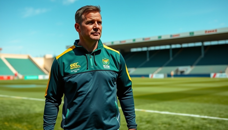South African Rugby staff member on the field, 2025 plans discussed.