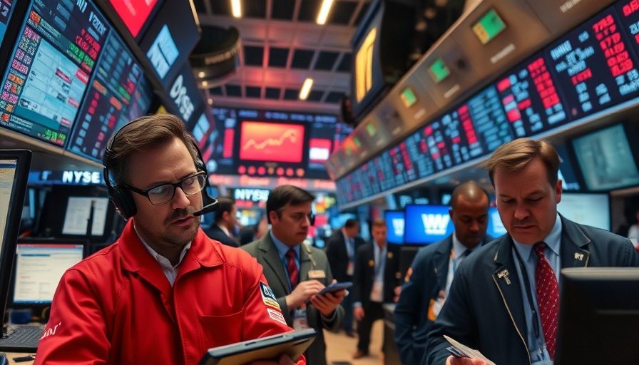 Traders react to stock slide, impacting trade dynamics.