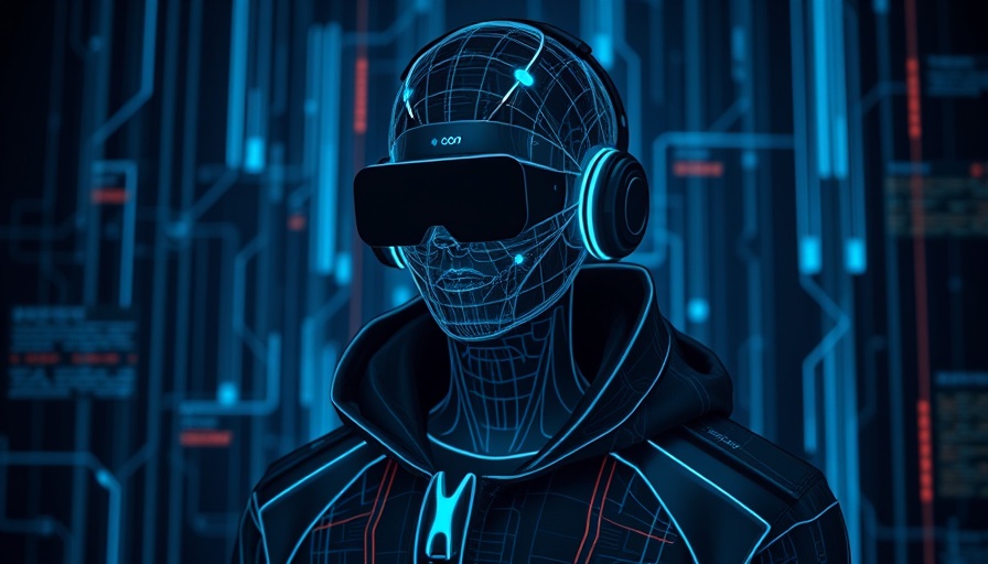 Abstract digital figure representing cyber identity theft in a virtual network, illustrating consequences of cyberattacks.