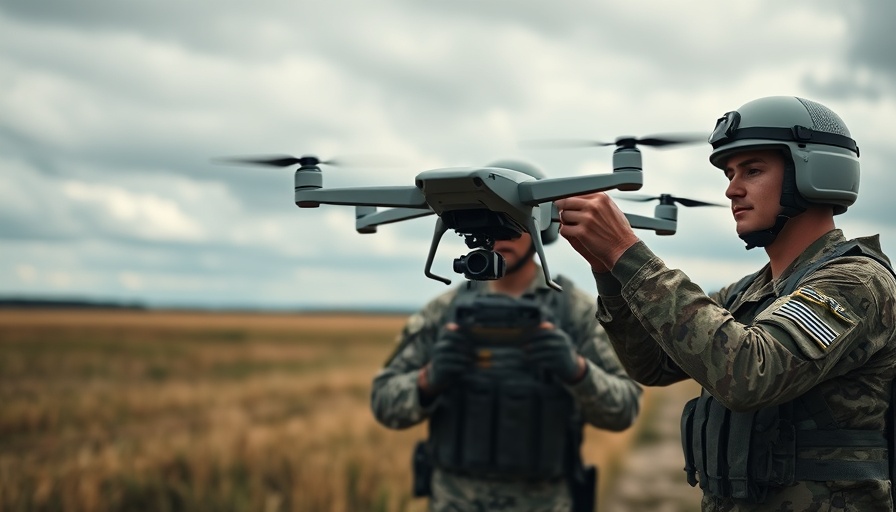 War in Ukraine affecting Western alliances with soldiers deploying a drone.
