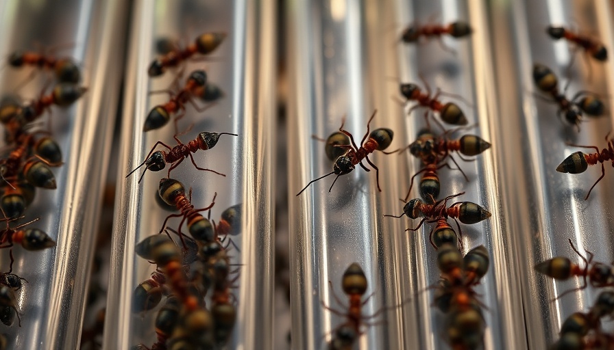 Wildlife trafficking in Kenya: ants in smuggling vials.