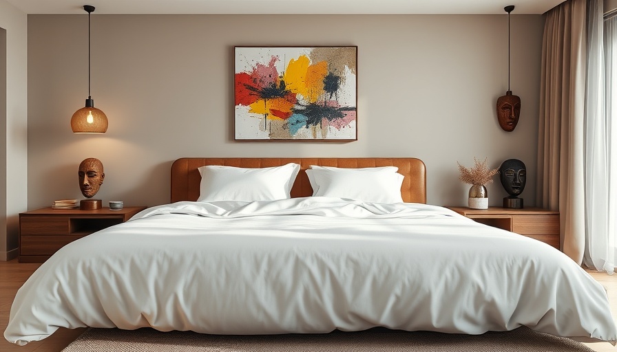 Luxurious modern bedroom with best percale sheets and elegant decor.