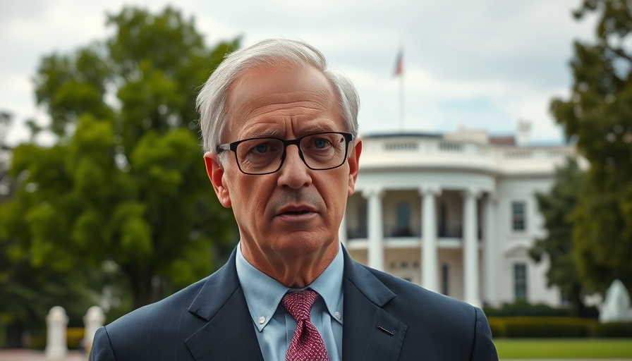 Man discusses resolving hostage situations outside a government building.