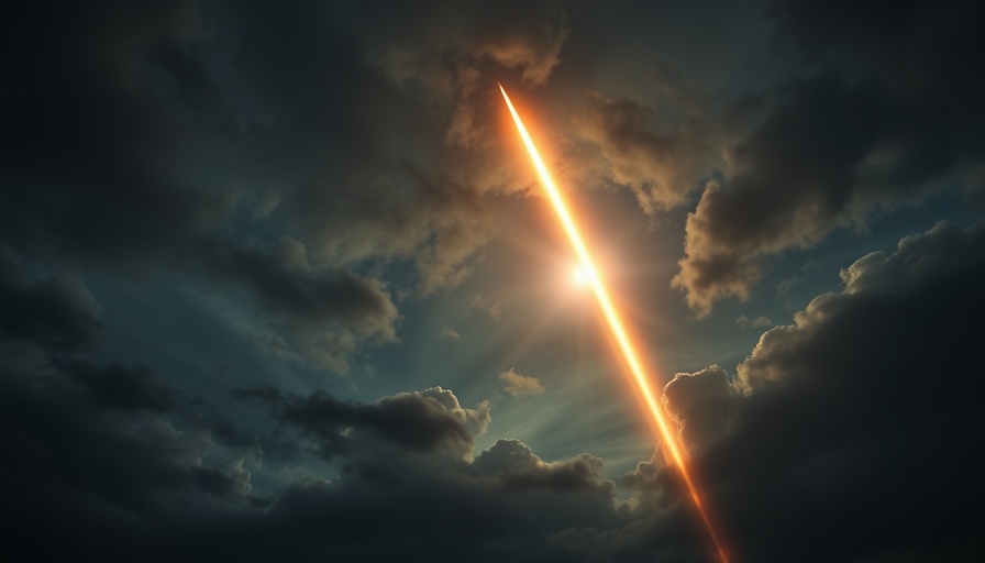 US airstrikes in Yemen as a missile lights up the night sky.