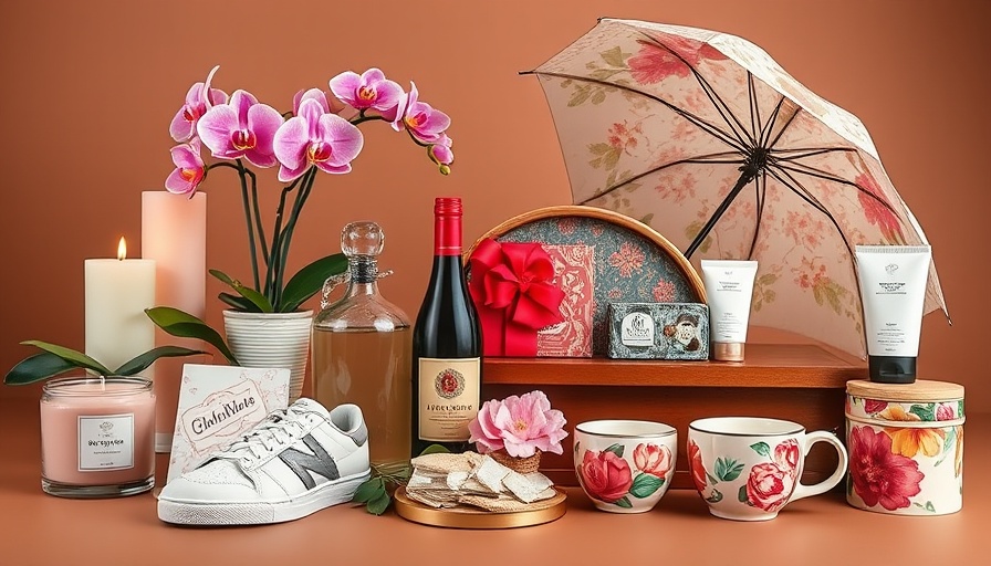 Thoughtful Mother's Day gifts collage of unique items.