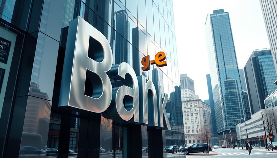 Reflective bank building symbolizing African banking technology transformation.