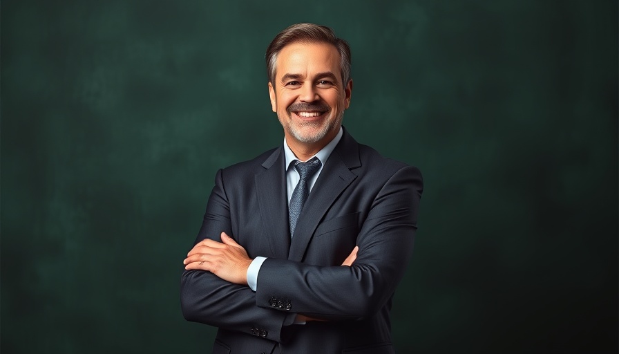 Confident man in business attire, symbolizing South Africa trade opportunities.