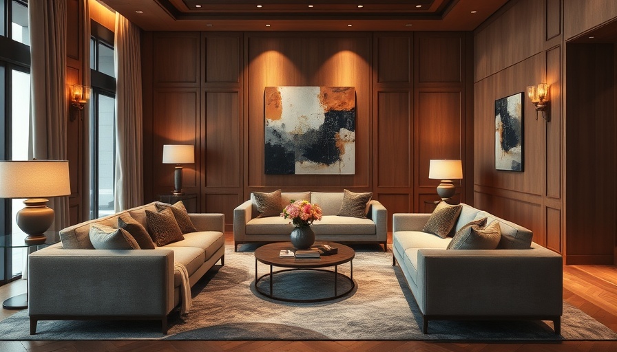 Sophisticated decor at San Francisco Decorator Showcase 2025 with plush seating.