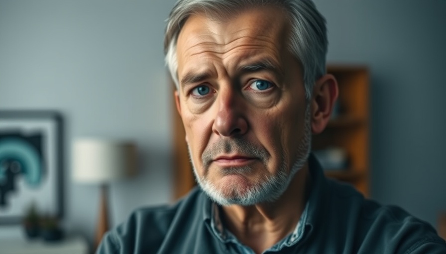 Thoughtful middle-aged man discussing erosion of Palestinian rights in the West Bank