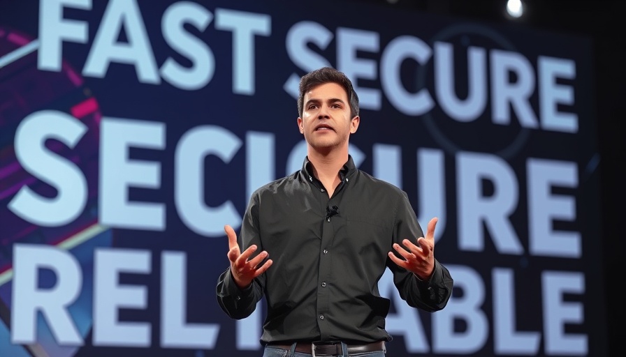 Presentation on secure messaging features on stage