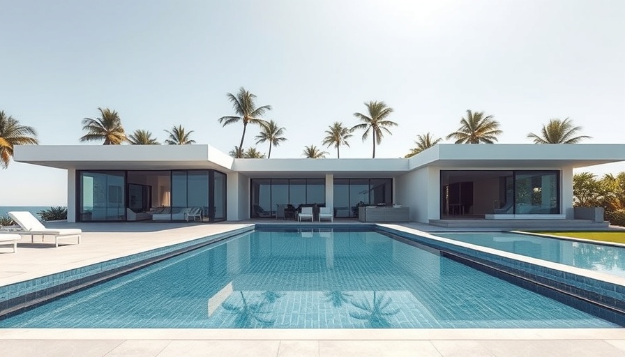 Luxury beach house Airbnb investment with pool