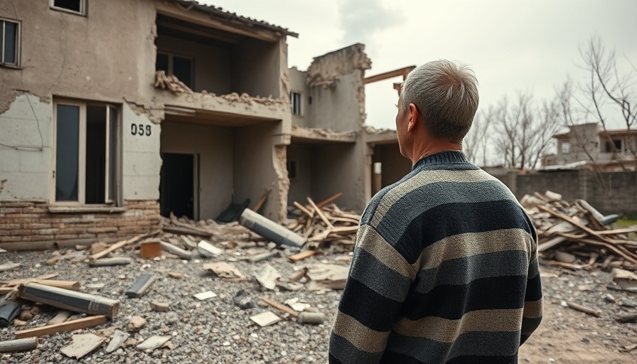 Kashmir cross-border strikes impact: man observes ruined home