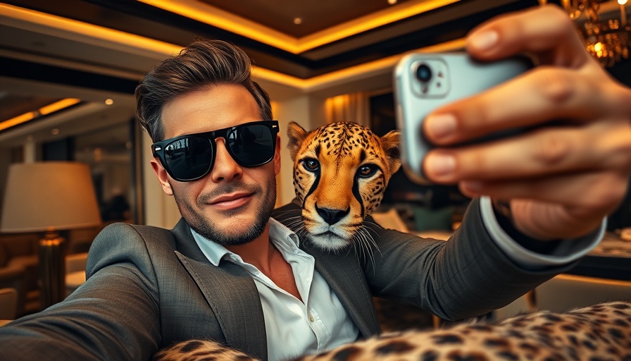 Petfluencers capturing selfies with exotic animals; animal welfare issues.