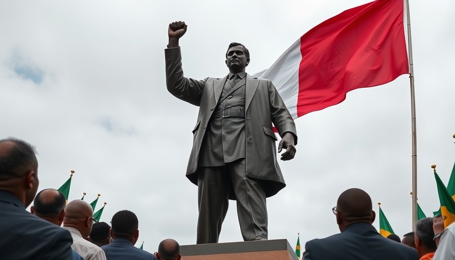 Burkina Faso revolution Thomas Sankara statue tribute.