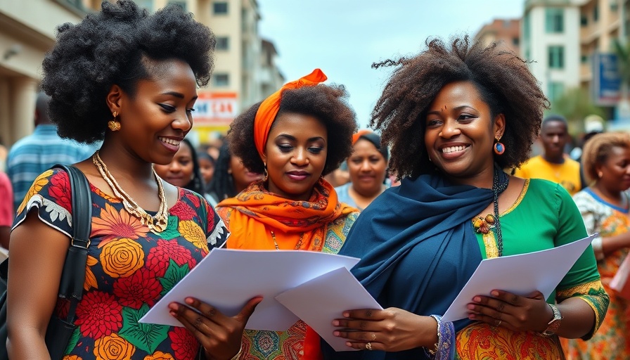 Women voting in Nigeria highlighting compulsory voting proposal.