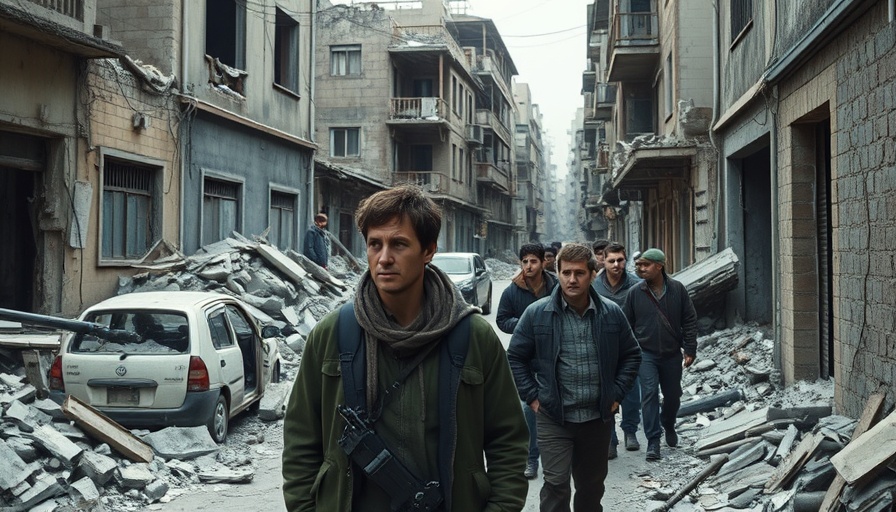 Jabalia aftermath, civilians amidst war-torn landscape.