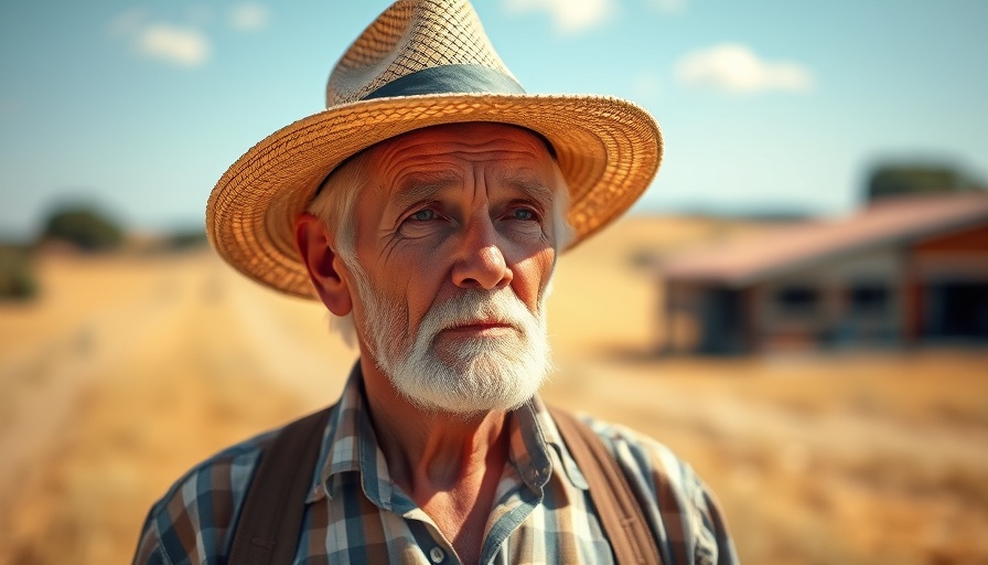 Elderly man with straw hat, vibrant travel imagery, Moroccan families returning home.