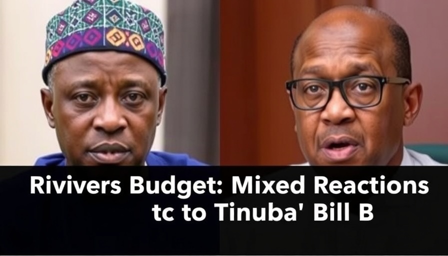 Rivers State Budget Controversy: Mixed Reactions to Bill, featuring two men.