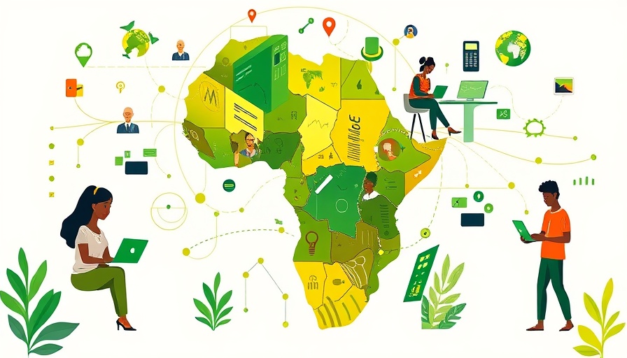 African MSMEs digital maturity illustration depicting technology use
