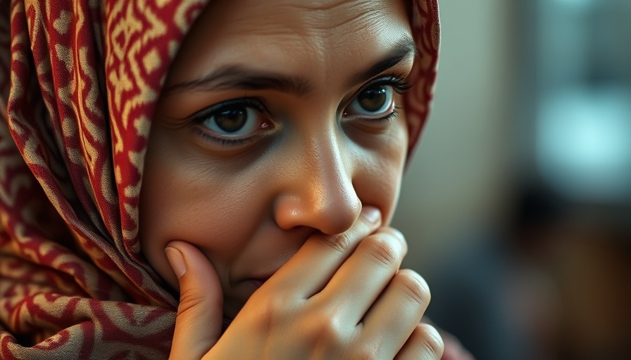 Senegal corruption Covid-19 funds issue, a woman in a headscarf, thoughtful expression.