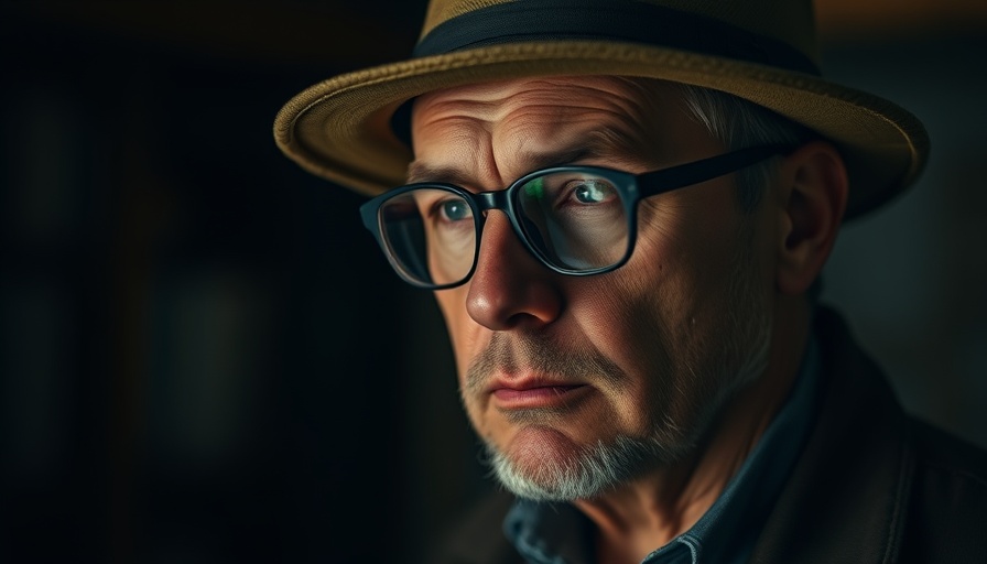Serious man contemplating climate case ruling, highlighting accountability for climate change lawsuits.