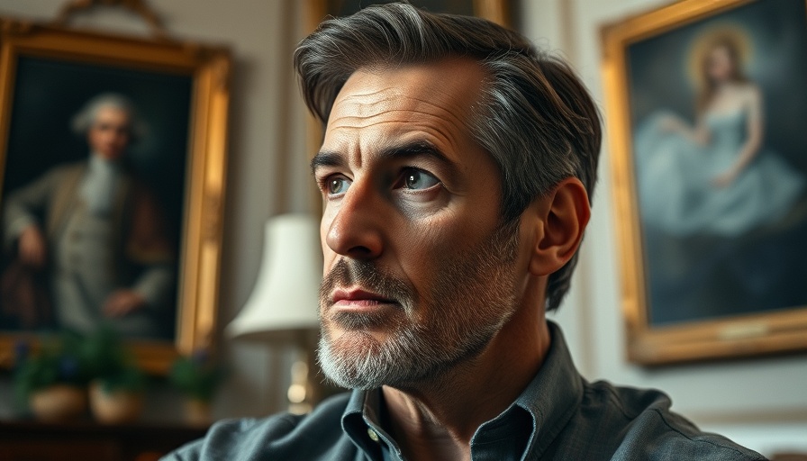 Thoughtful man in elegant room contemplating, related to Elon Musk exits Trump administration.