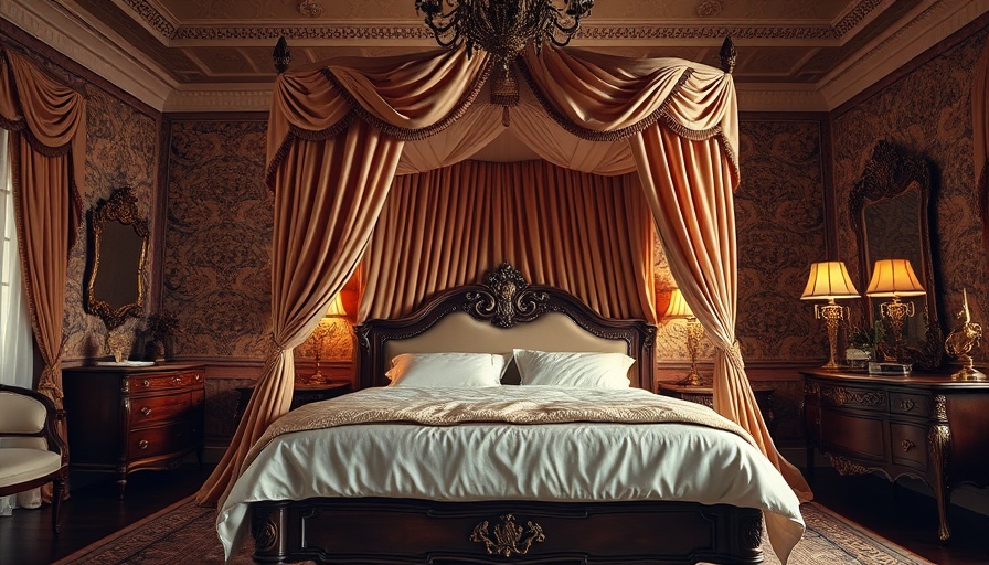 Luxurious bedroom with silk sheets for a luxurious sleep experience.