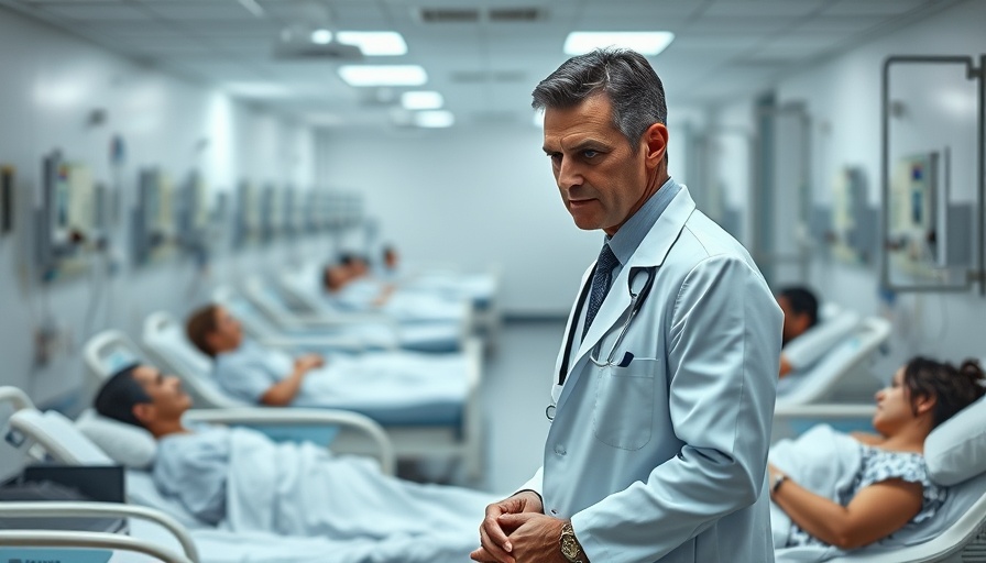Doctors in Gaza Health Crisis: Physician caring for patients in hospital.