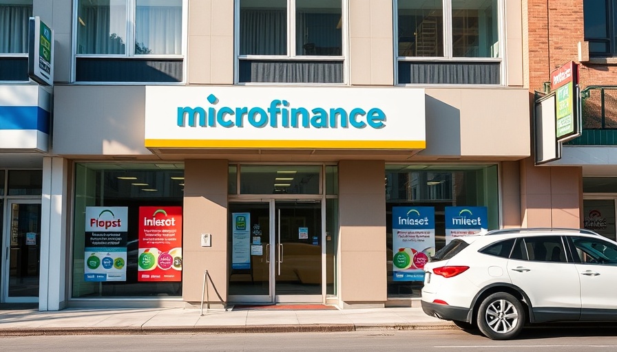 Moniepoint Acquisition in Kenya: Sumac Microfinance Bank storefront with signage and a vehicle.