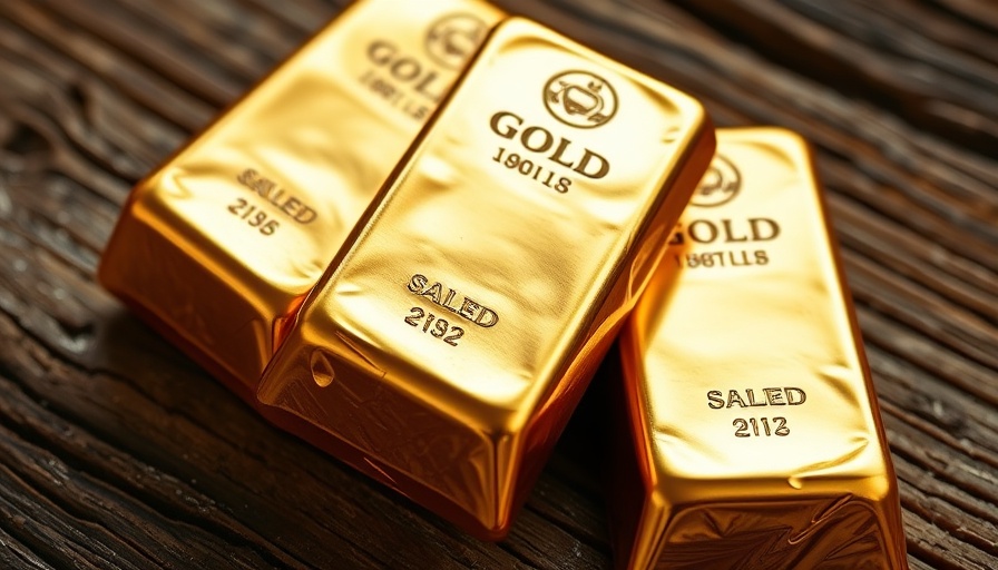 Detailed gold bars on textured wood, symbolizing Ghana fintech transformation.
