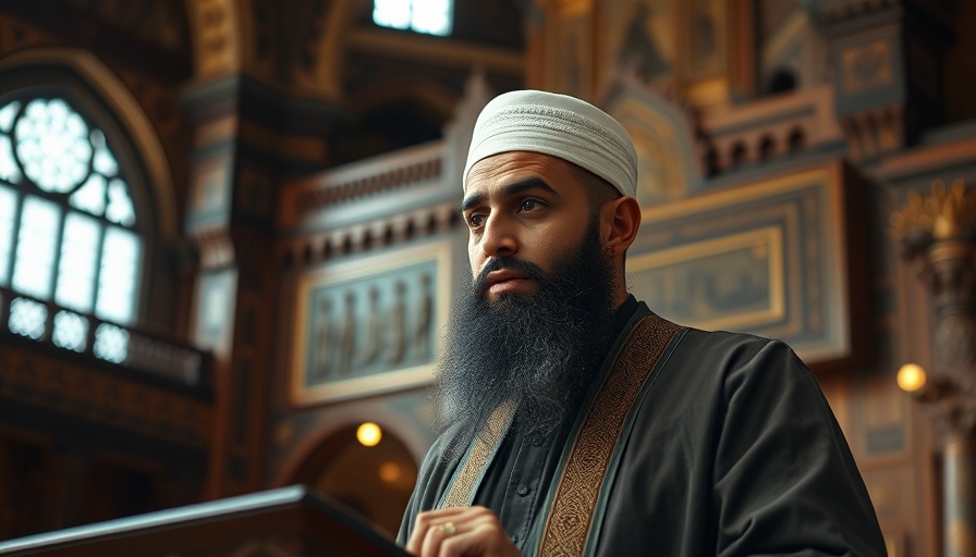 Argentina's Muslim cleric prepares for Hajj in mosque setting.