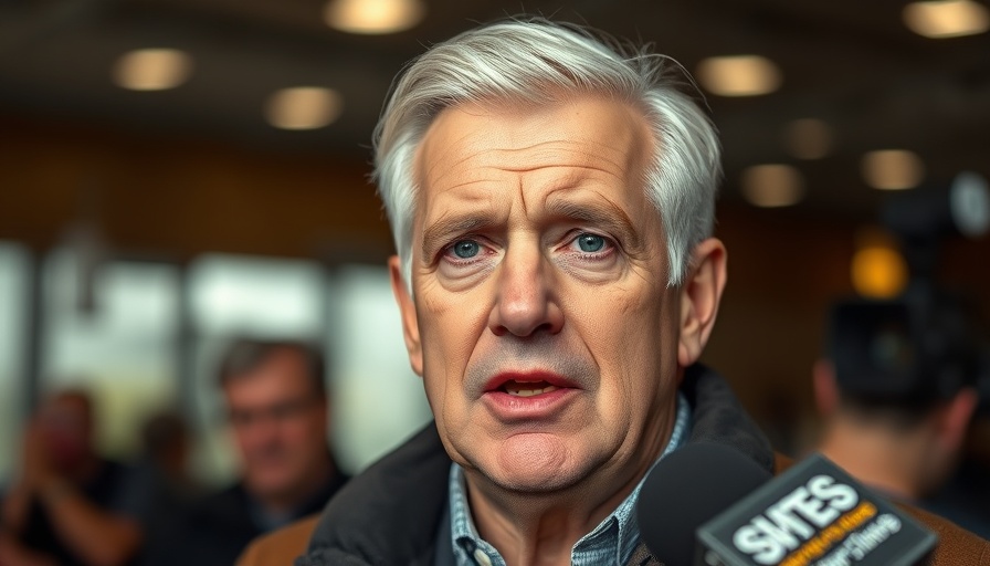 Dutch government asylum dispute news interview with man speaking.
