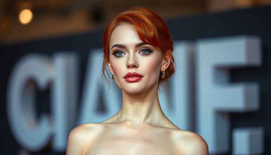 Elegant woman with red hair at an event, J.K. Rowling billionaire comeback.