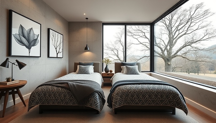 Modern twin bedroom design ideas with patterned decor 2025