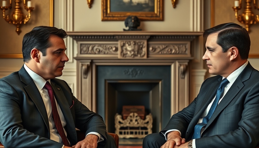 Trump and Merz discussing Russia-Ukraine conflict in a formal setting.