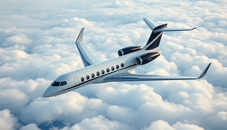 Gulfstream G700 jet navigating through the clouds.