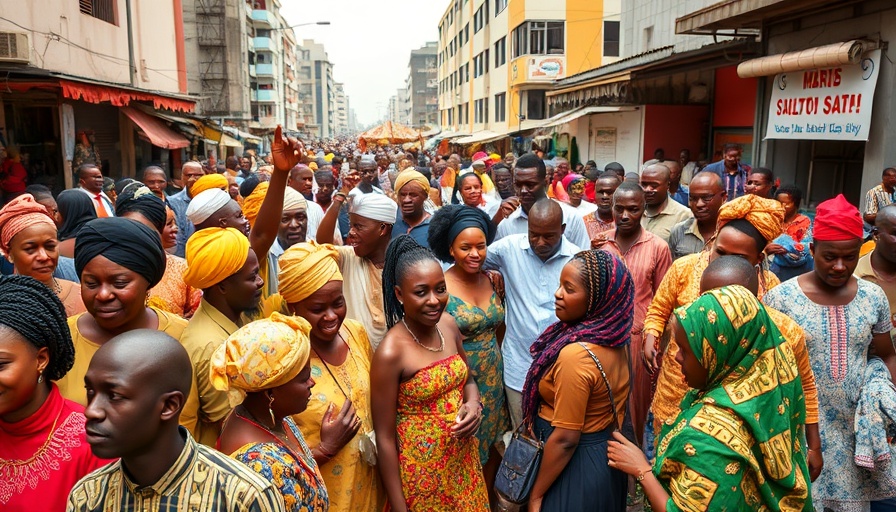 Lagos Sallah celebrations 2023: festive gathering in urban setting.