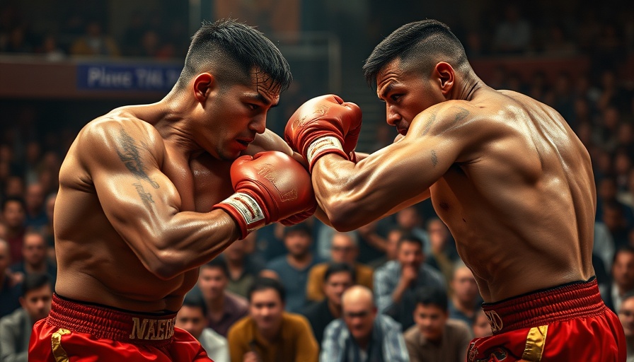 Dambe fighters in an intense match showcasing global commerce.