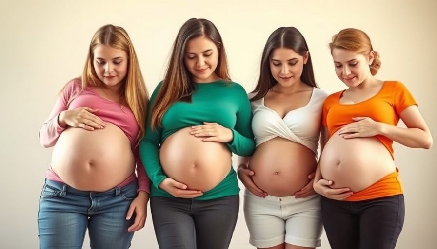 Teen pregnancy scandal Nigeria: three pregnant teenagers standing together.
