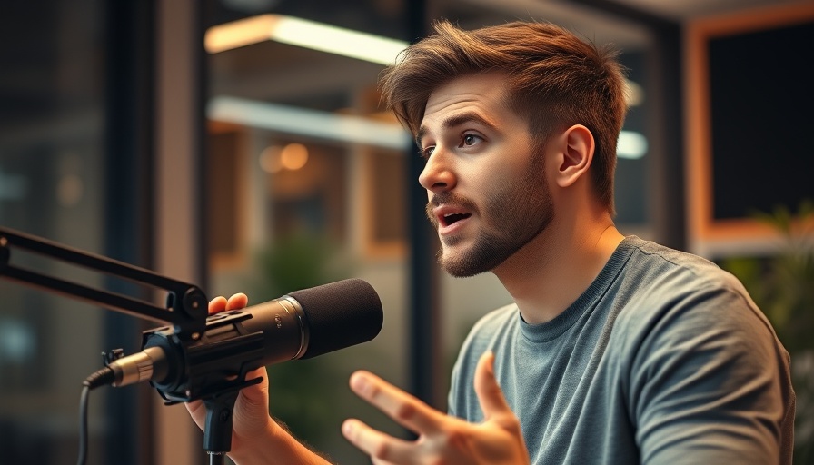 AI Adoption Challenges discussed by a young speaker in a podcast.