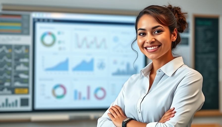 AI policy and governance in Africa - Confident young woman with data sketches.