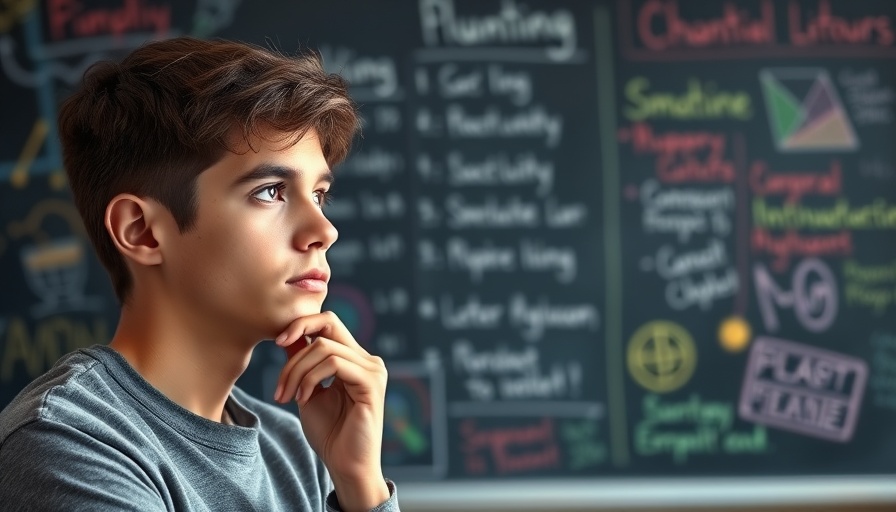 Retrieval-Augmented Fine-Tuning concept illustrated on a chalkboard.