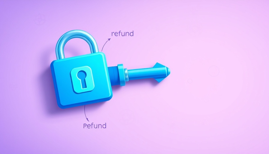 Artistic digital key symbolizing Nigerian finance refund process.