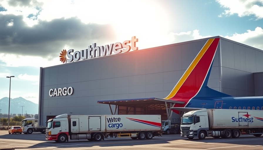 Southwest Airlines Cargo Facility Denver logo on white background.