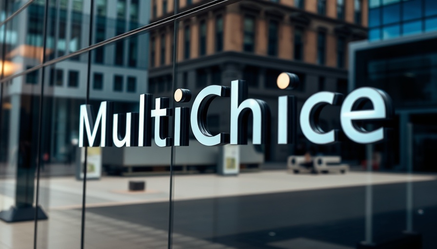 MultiChoice logo on building reflecting subscriber losses