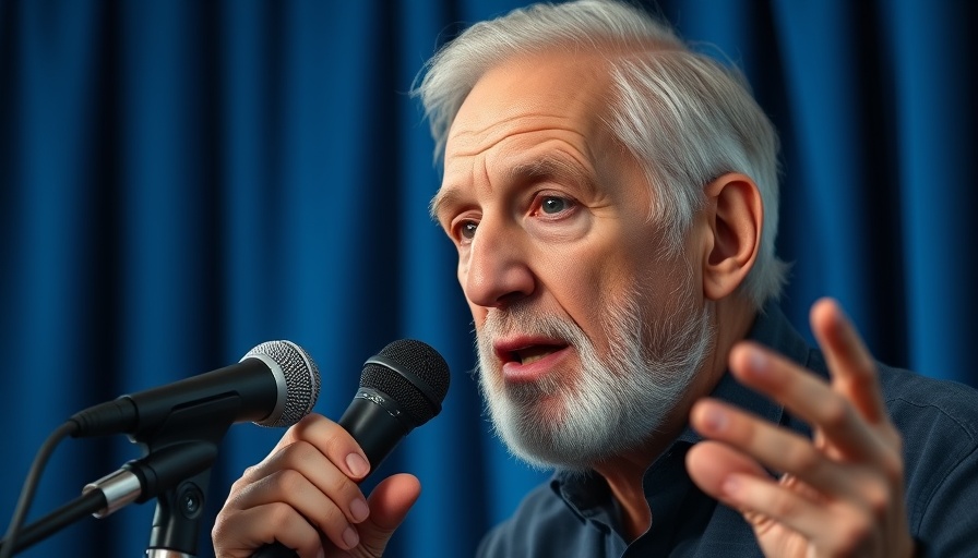 Interview discussing why autism diagnoses are rising, elderly man speaking.