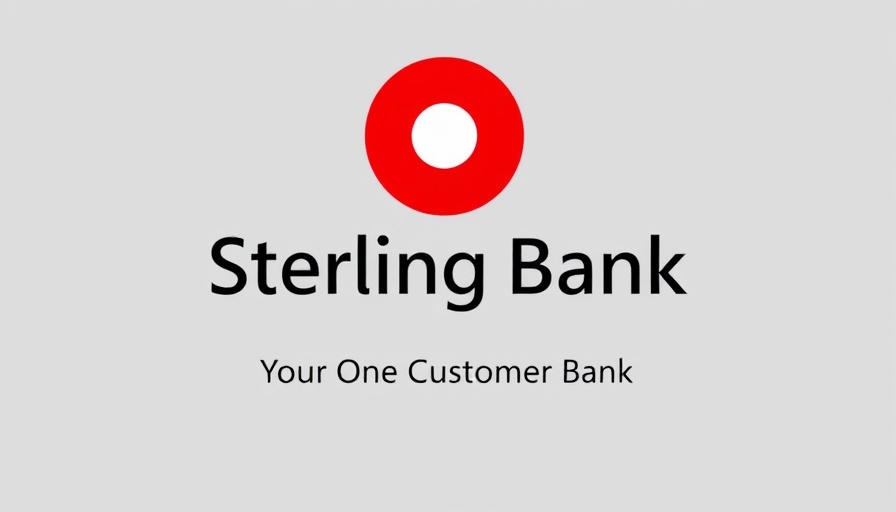 Sterling Bank logo and tagline, corporate branding