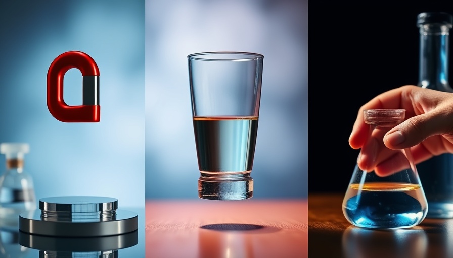 How science explains floating magnets in a collage with other phenomena.