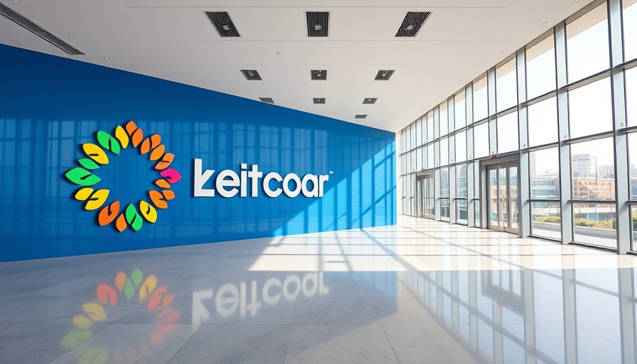 DStv corporate lobby featuring vibrant logo and modern design.